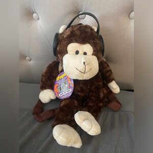 Vintage iflops Plush Monkey With Twin Stereo Speakers